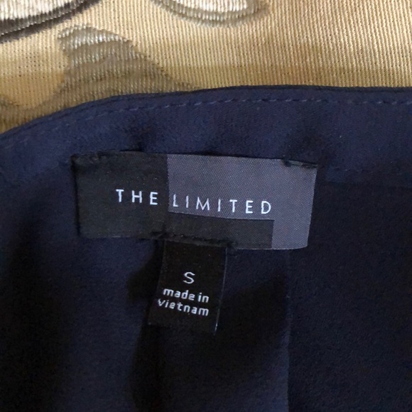 Limited Navy Sheer Blouse S - Picture 4 of 4